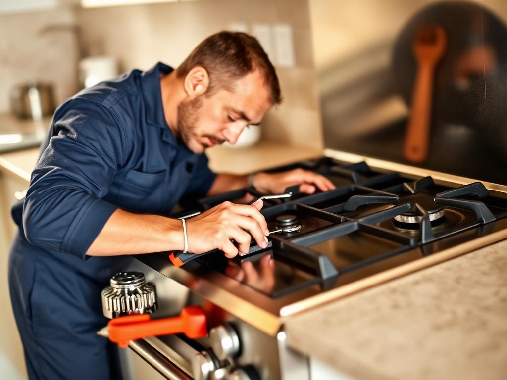 Gas Stove & Hob Service by T.V.L. Enterprises technicians